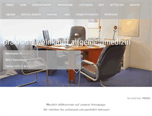 Tablet Screenshot of dr-weinkauff.de